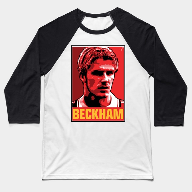 Beckham Baseball T-Shirt by DAFTFISH